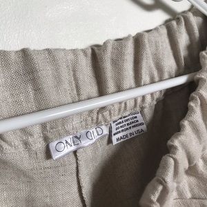 NWOT only child Ryan pant in linen